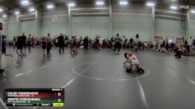 76 lbs Round 3 (8 Team) - Caleb Tsikerdanos, Warhawks Wrestling vs Griffin Doroshenko, Mat Assassins Red