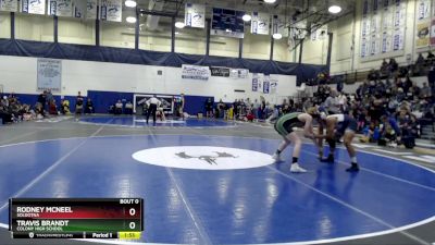 189 lbs Quarterfinal - Travis Brandt, Colony High School vs Rodney McNeel, Soldotna