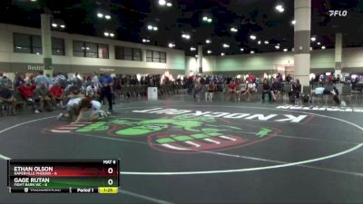 120 lbs Round 1 (6 Team) - Ethan Olson, Naperville Phoenix vs Gage Rutan, Fight Barn WC