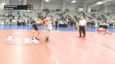 132 lbs Consi Of 32 #1 - William Creech, CA vs Kori Hyatt, NC