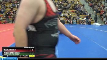 Round 1 - Theodore Koenig, Summit Wrestling Academy vs Isaac Arentz, West Salem Bangor