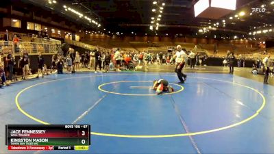 67 lbs Quarterfinal - Jace Fennessey, Well Trained vs Kingston Mason, TAMPA BAY TIGER WC