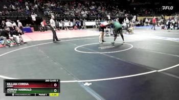 285 Class 3 lbs Quarterfinal - Adrian Harrold, Whitfield vs Killian Cordia, Union