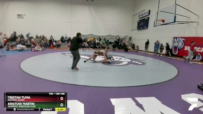 130-136 lbs Round 3 - Tristan Tuma, Eastside United vs Kristian Martin, Glenrock Wrestling Club