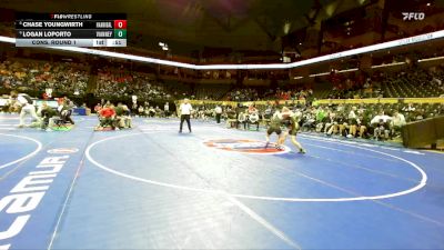 126 Class 3 lbs Cons. Round 1 - Logan Loporto, Vianney vs Chase Youngwirth, Hannibal