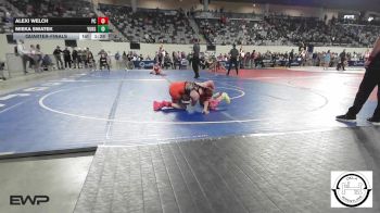 92 lbs Quarterfinal - Alexi Welch, Putnam City vs Mieka Swatek, Yukon MS Girls