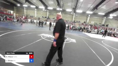 137 kg Semifinal - Hudson Mazur, Cornerstone Wrestling Club vs Jiraiya Straw, RIfle