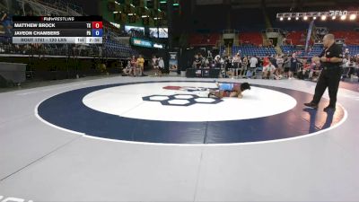 120 lbs Cons. Rd Of 32 - Matthew Brock, TX vs Javeon Chambers, PA