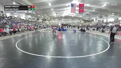 175 lbs Semis & 1st Wb (8 Team) - Braylon Pulley, Cleveland High School vs Barrett Whaley, Knoxville Halls High School