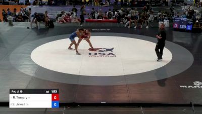 155 lbs Rnd Of 16 - Rhaigyn Trenary, IN vs Symone Jewell, CA