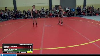 110 lbs Champ. Round 2 - Everett Zeitler, Aviators vs Riley Spychalla, Ottertail Central