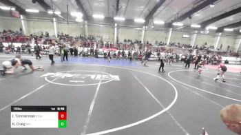 116 lbs 3rd Place - Isabella Timmerman, Stout Wr Acd vs Karisa Craig, Rifle