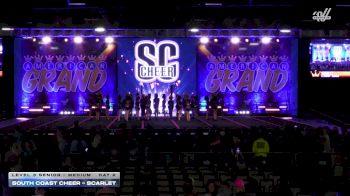 South Coast Cheer - Scarlet [2025 L3 Senior - Medium Day 2] 2025 The American Grand Grand Nationals