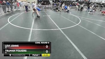 113 lbs Cons. Round 6 - Truman Folkers, IA vs Levi Johns, IN