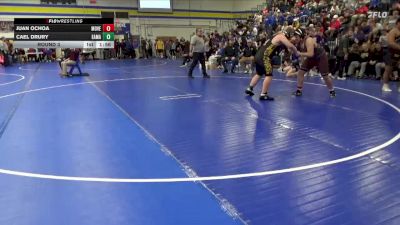 241-255 lbs Round 3 - Juan Ochoa, Mount Vernon vs Cael Drury, East Marshall/Meskwaki