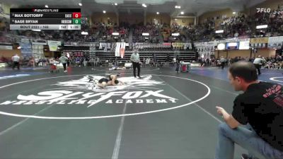 165 lbs Quarterfinal - Max Bottorff, Effingham-Atchison Co Community Hs vs Sage Bryan, Oberlin-Decatur Community Hs