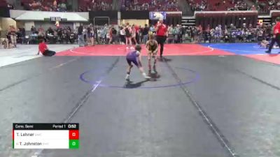 50 lbs Cons. Semi - Tripp Johnston, Butte Wrestling Club vs Tate Lehner, Glasgow Wrestling Club