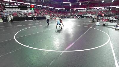 190 lbs Cons. Sub-quarters - Owen Ozolins, Muskego vs Benjamin Mittag, Nicolet