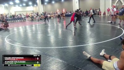 190 lbs Round 4 (10 Team) - X`zavion Colclough, Social Circle vs Caleb Ayetomowo, Hawkstyle Elite