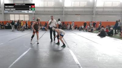 100 lbs Round 3 (6 Team) - Quinn Smith, Kardiac Kidz vs Tiki Enold, Warner Elite