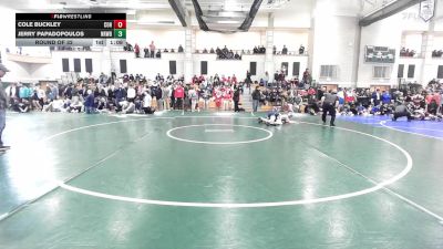 120 lbs Round Of 32 - Cole Buckley, Cohasset vs Jerry Papadopoulos, Norwood