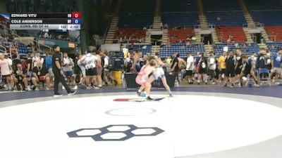 126 lbs Cons. Rd Of 64 - Edward Vitu, Ohio vs Cole Anderson, Wyoming