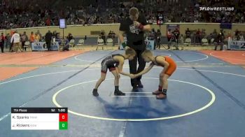 60 lbs 7th Place - Kruse Sparks, Tonkawa Wrestling vs Jaxon Rickers, Woodward