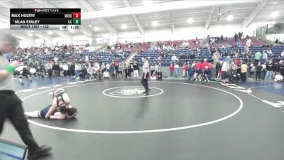 132 lbs Semifinal - Max Holtry, Morgan vs Silas Staley, Corner Canyon