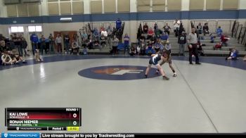 54 lbs Round 1 (4 Team) - Kai Lowe, Noblesville vs Ronan Niemer, Franklin Central