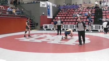 190 lbs Cons. Round 3 - Matthew Franklin, Concord Christian School vs Caleb Brunker, Chattanooga Christian School