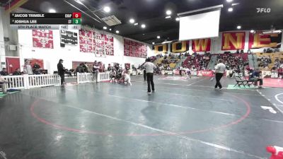 150 lbs 5th Place Match - Jaicob Trimble, Chaparral vs Joshua Lee, South Torrance