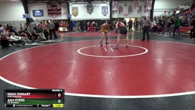 138 lbs Round 5 - Noah Swigart, Fort Madison vs Sam Myers, CR Kennedy