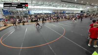 144 lbs Cons. Round 3 - Anthony L. Moreno, New York Military Academy vs Zander Schaefer, Unattached