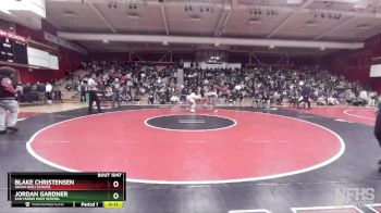 177 lbs 5th Place Match - Jordan Gardner, San Marin High School vs Blake Christensen, Ukiah High School