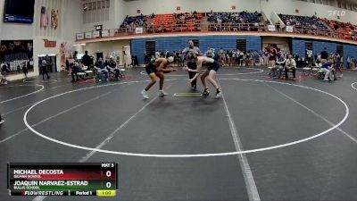 150 lbs Cons. Round 2 - Joaquin Narvaez-Estrada, Bullis School vs Michael Decosta, Gilman School