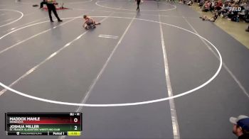 Cons. Round 2 - Maddox Mahle, Minnesota vs Joshua Miller, St. Francis Gladiators Wrestling Club