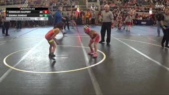 50 lbs 1st Place Match - Gianna Dunbar, Barberton Lady Magics vs Greenlee Haupert, Arcadia