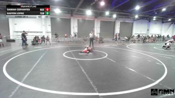 43 lbs Consi Of 4 - Damian Cervantes, Madera WC vs Easton Lopez, Team Coalinga