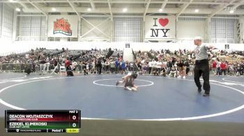 53 lbs Quarterfinal - Deacon Wojtaszczyk, LeRoy Wrestling Club vs Ezekiel Klimekoski, Club Not Listed