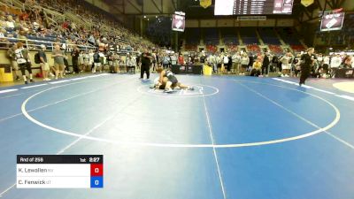 138 lbs Rnd Of 256 - Kadrick Lewallen, NV vs Cole Fenwick, UT