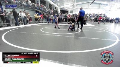 64-67 lbs Round 5 - Briggs Dannenberg, Clearwater vs Elliott Harris, Olathe Raptor