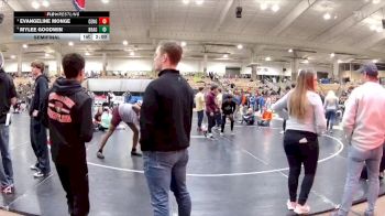 Girls 100 lbs Semifinal - Evangeline Monge, Centennial High School vs Mylee Goodwin, Bradley Central High School