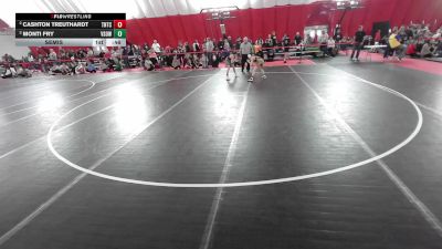 14U Boys - 84 lbs Semis - Monti Fry, Victory School Of Wrestling vs Cashton Treuthardt, Team Nazar Training Center