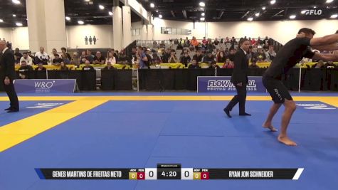 Ryan Jon Schneider vs Genes Martins De Freitas Neto 2025 World IBJJF Jiu-Jitsu No-Gi Championship