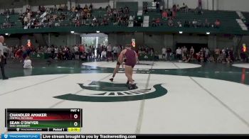 165 lbs Cons. Round 5 - Sean O`Dwyer, Ohio University vs Chandler Amaker, Central Michigan
