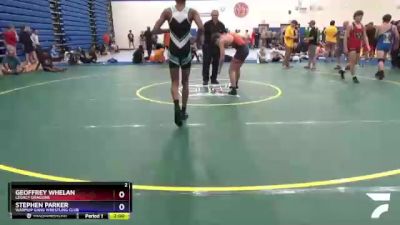 132 lbs Quarterfinal - Geoffrey Whelan, Legacy Dragons vs Stephen Parker, Warmup Gang Wrestling Club