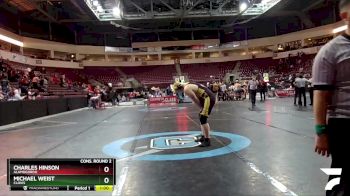 5A 285 lbs Cons. Round 2 - Charles Hinson, Alamogordo vs Michael Weist, Clovis