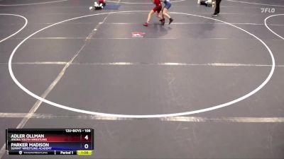 108 lbs Round 2 - Adler Ollman, Anoka Youth Wrestling vs Parker Madison, Summit Wrestling Academy