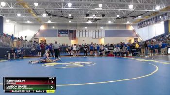 113 lbs Cons. Round 1 - Gavyn Bailey, Hernando vs Landon Oakes, North Pontotoc High School