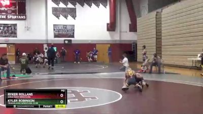 53 lbs Round 1 - Kyler Robinson, Trailblazer Wrestling Club vs Ryker ...